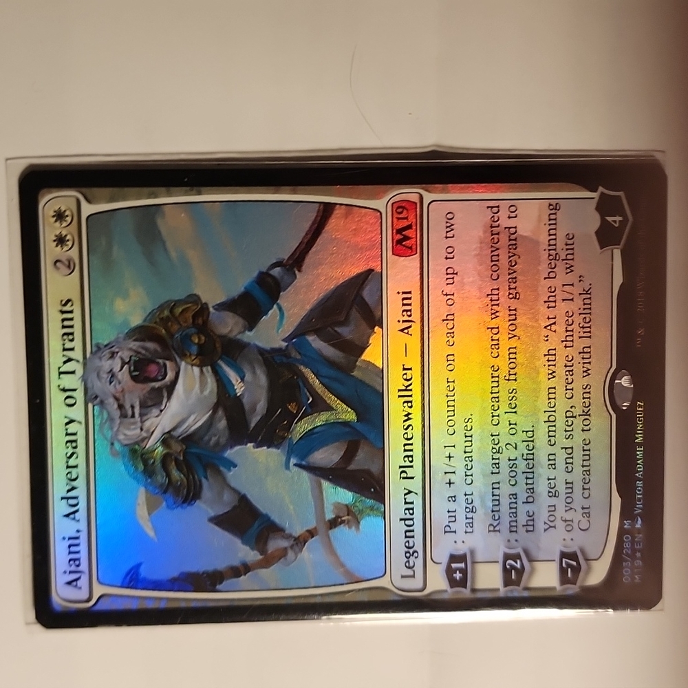 Magic the Gathering. Ajani, Adversary of Tyrants Mythic Rare Foil